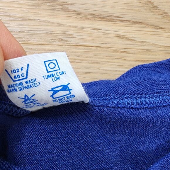 Vintage Champion Chicago Cubs Shirt Mens XL Blue MLB Baseball Tee 80s 1988 USA - Picture 6 of 10